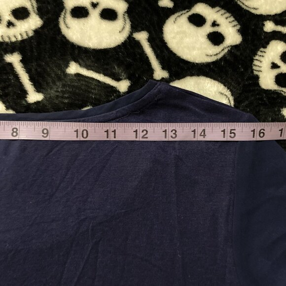 REITMANS NWT Navy blue scoop neck top with sheer sleeves ~ XL 1X XXL 2X shirt - Picture 13 of 16